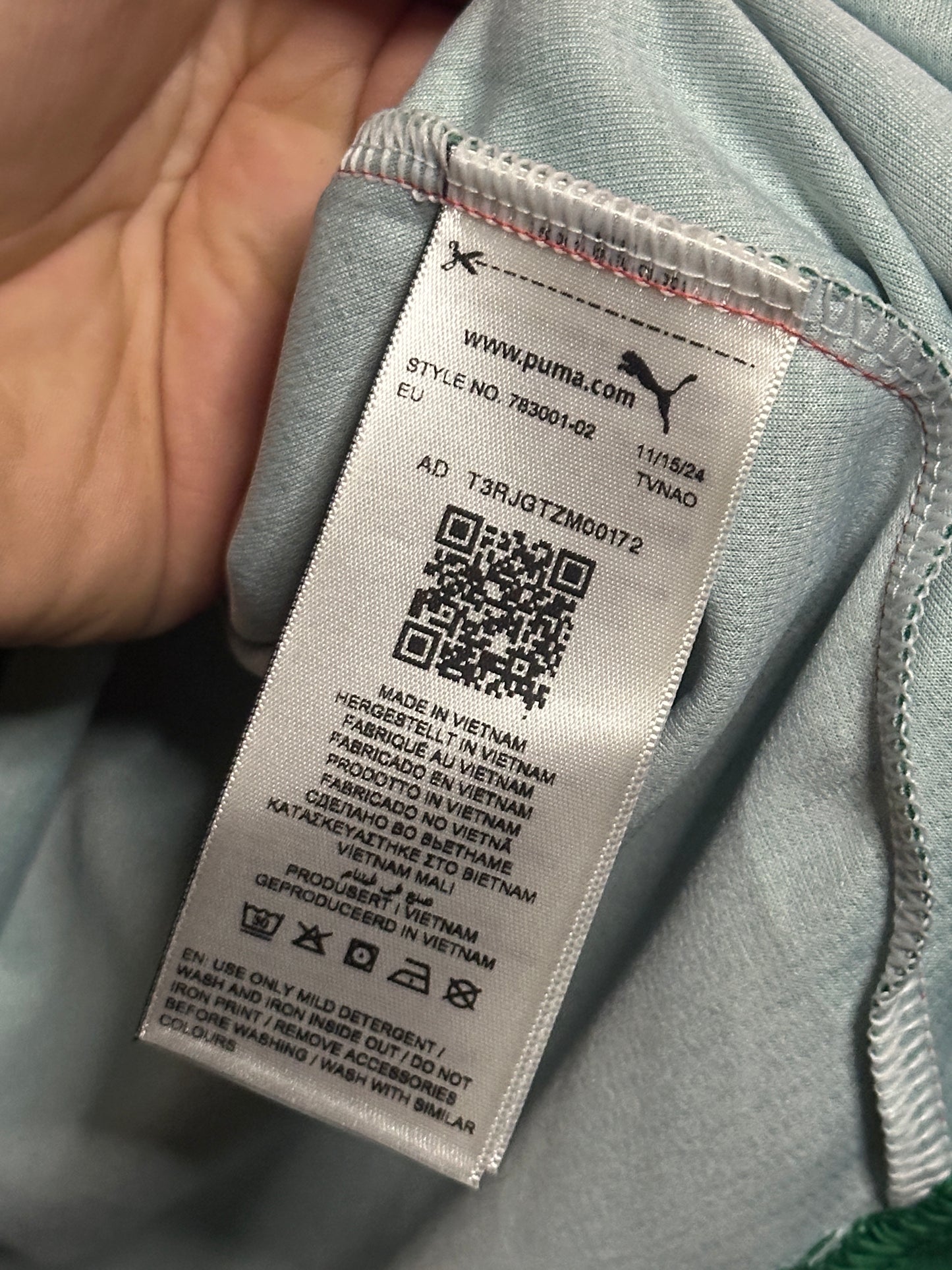 Tijjani Reijnders AC Milan 2024-25 fourth x Off White home football shirt (L)