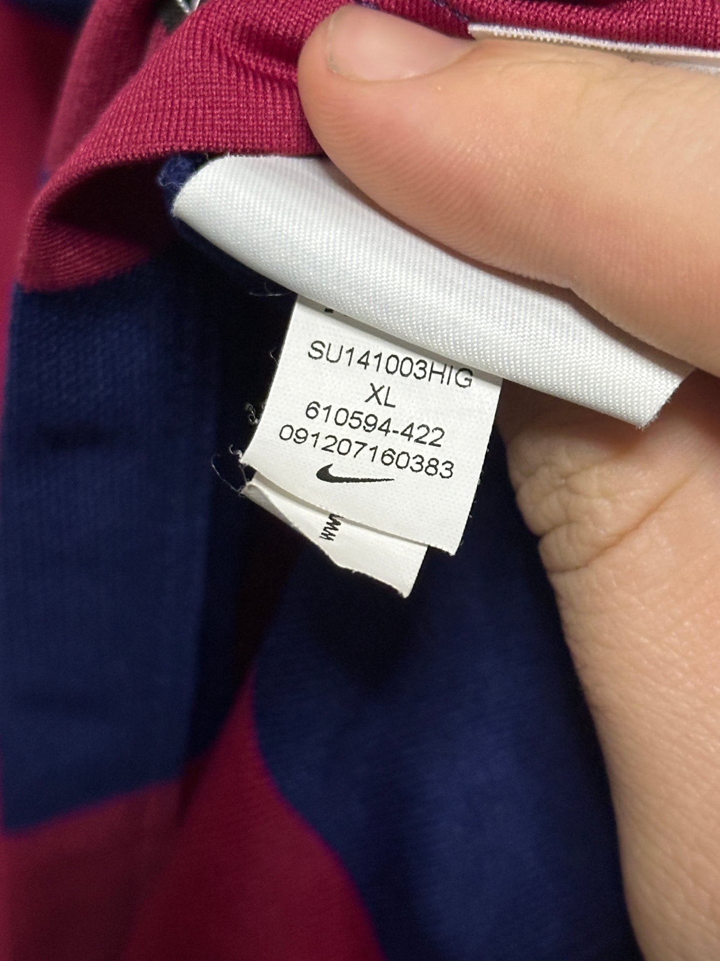 Neymar JR FC Barcelona 2014-15 home football shirt (XL)