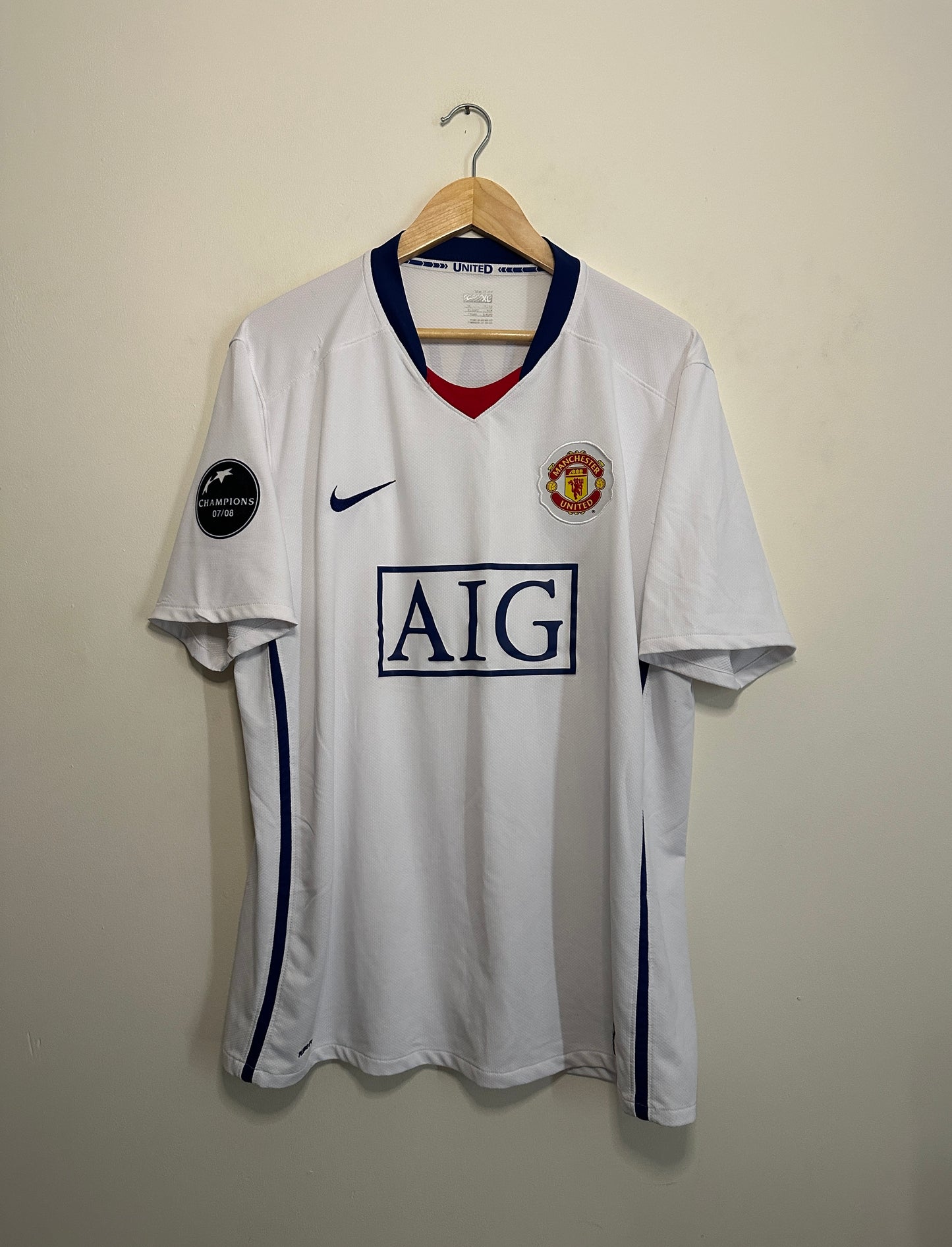 Cristiano Ronaldo Manchester United 2008-09 away football shirt (XL)