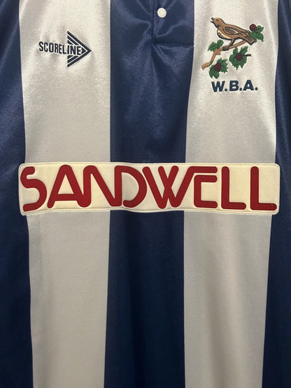 West Brom 1990-91 home football shirt (XL)