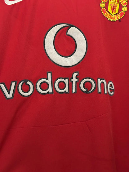 Cristiano Ronaldo Manchester United 2003-04 long sleeve home football shirt (L)