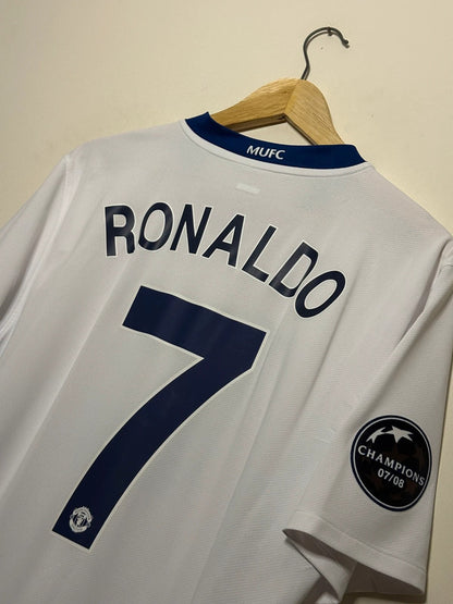 Cristiano Ronaldo Manchester United 2008-09 away football shirt (L)