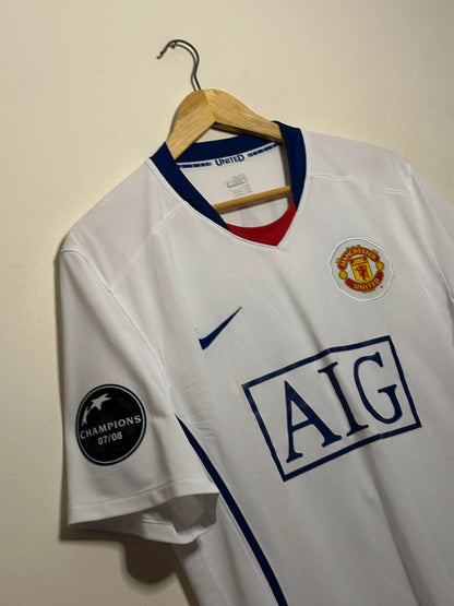 Cristiano Ronaldo Manchester United 2008-09 away football shirt (L)