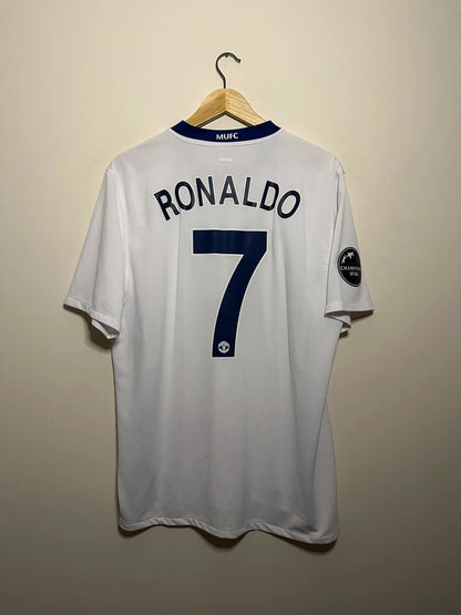Cristiano Ronaldo Manchester United 2008-09 away football shirt (L)