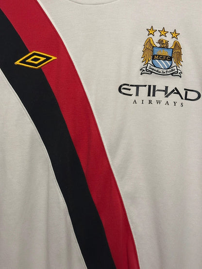 Carlos Tevez Manchester City 2009-11 away/third football shirt (L)