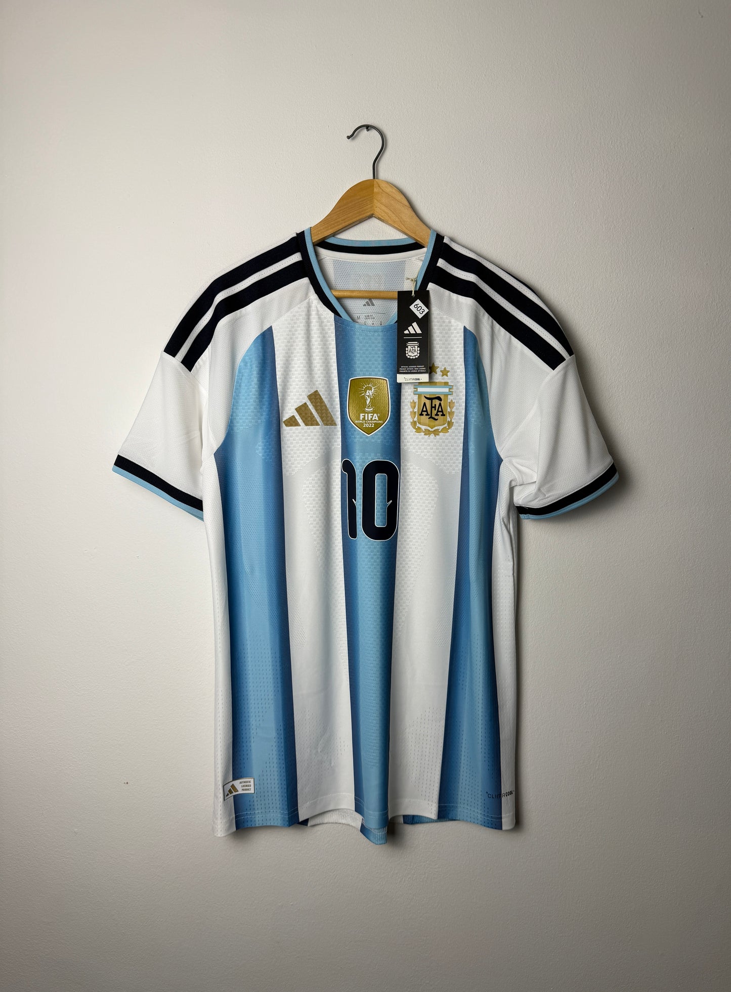 Lionel Messi Argentina 2026 home football shirt CLIMACOOL+ (M)
