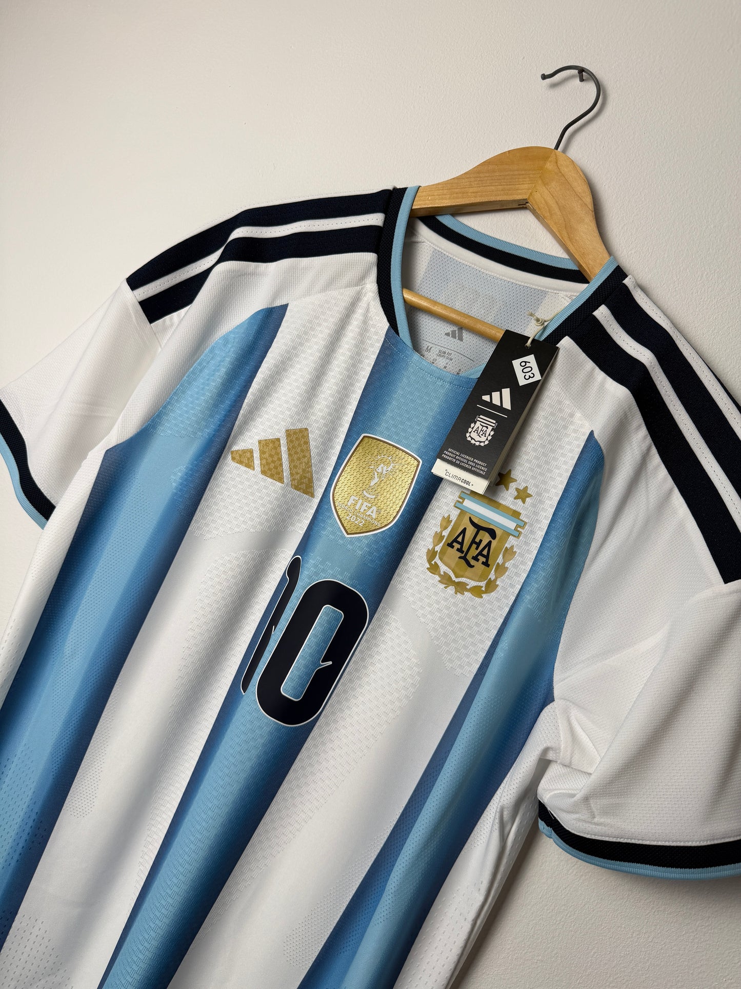 Lionel Messi Argentina 2026 home football shirt CLIMACOOL+ (M)