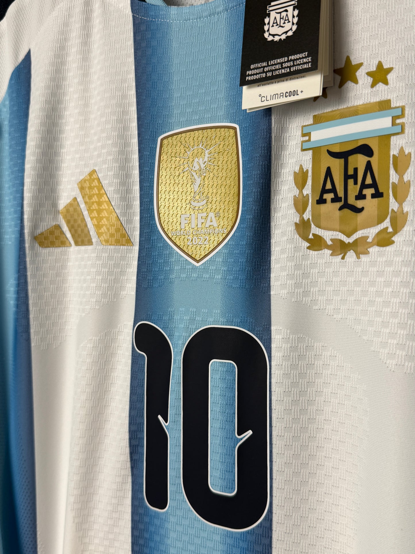 Lionel Messi Argentina 2026 home football shirt CLIMACOOL+ (M)