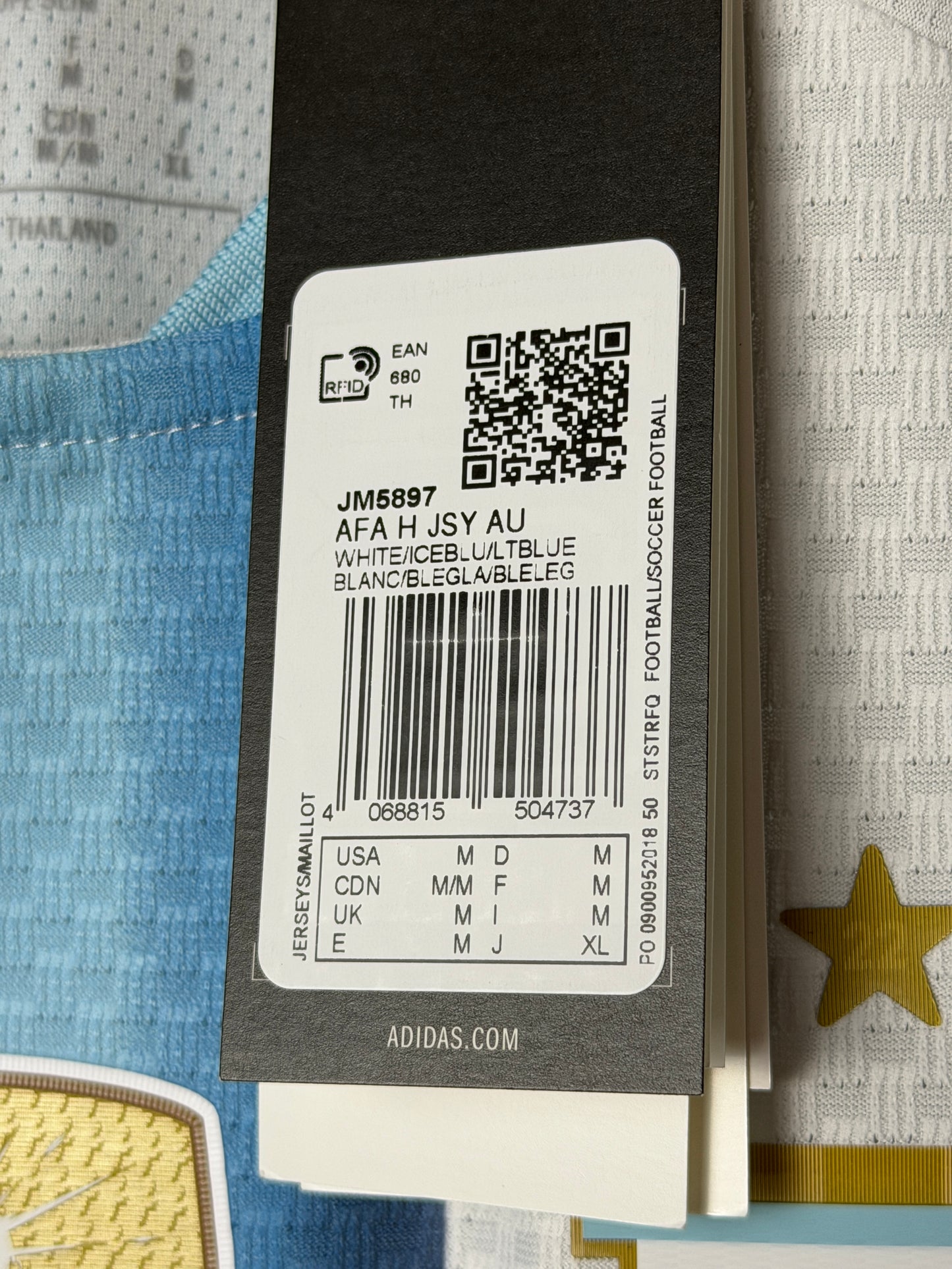 Lionel Messi Argentina 2026 home football shirt CLIMACOOL+ (M)