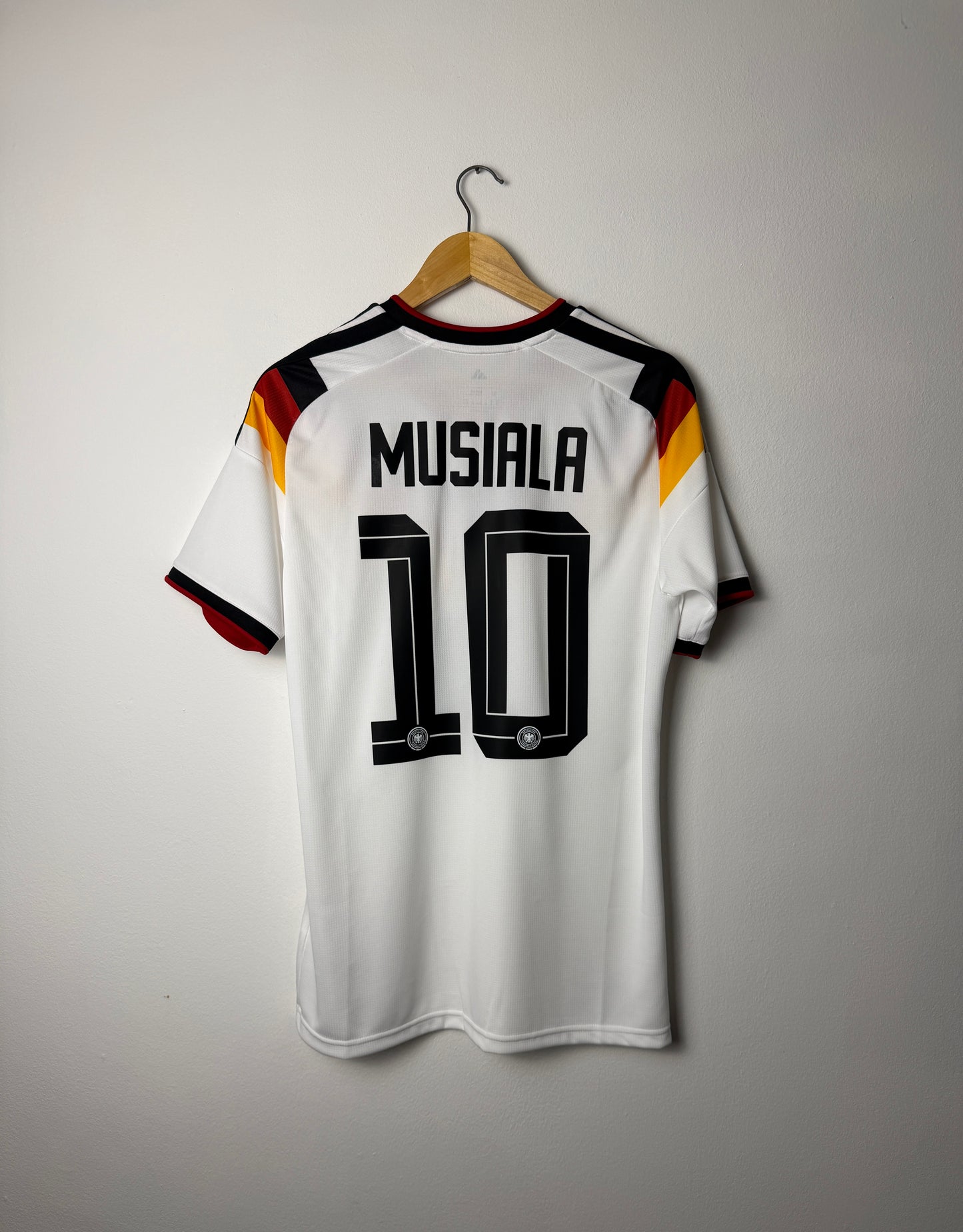 Jamal Musiala Germany 2026 home football shirt (M)