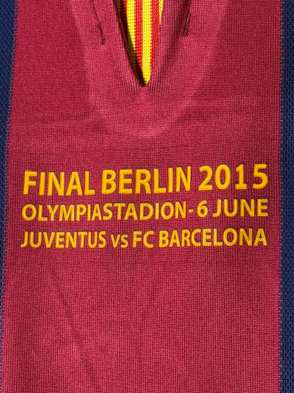 Neymar JR FC Barcelona 2014-15 Champions League final home football shirt (M)