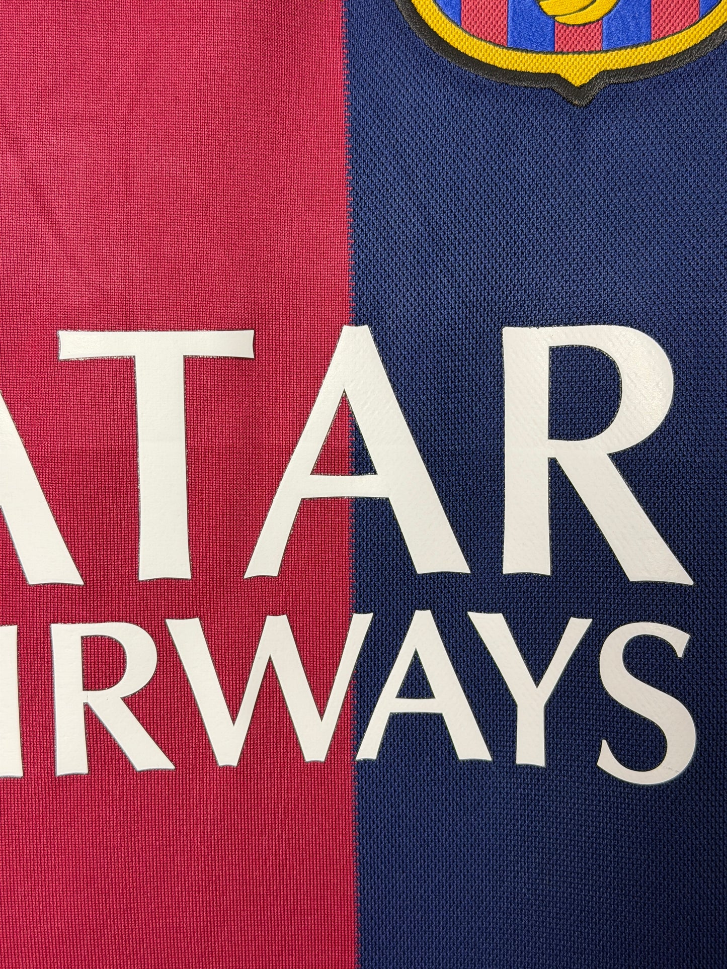 Neymar JR FC Barcelona 2014-15 Champions League final home football shirt (M)