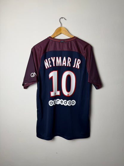 Neymar JR PSG 2017-18 home football shirt (L)