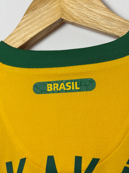 Kaka Brazil 2010 World Cup home football shirt (M)