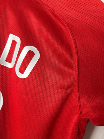 Cristiano Ronaldo Manchester United 2007-09 home football shirt (L)