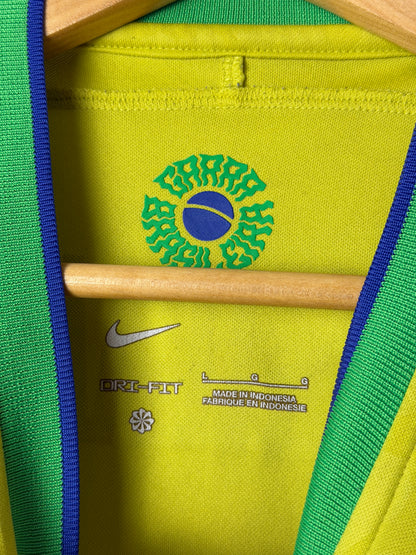 Thiago Silva Brazil 2022 home football shirt (L)