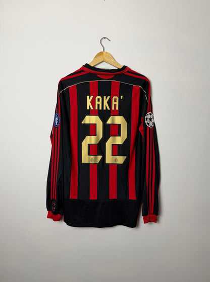 Kaka AC Milan 2006-07 long sleeve home football shirt (L)