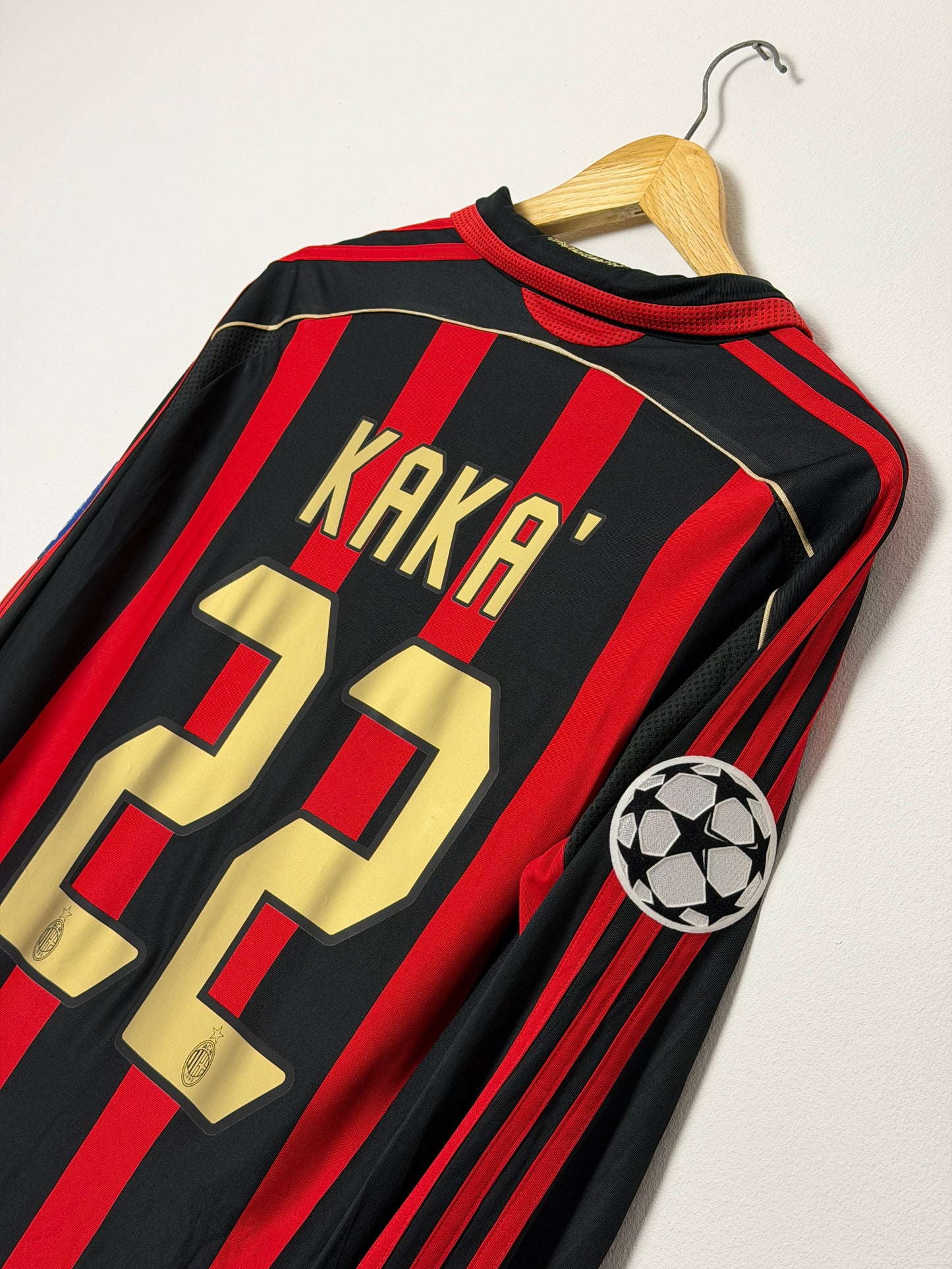 Kaka AC Milan 2006-07 long sleeve home football shirt (L)