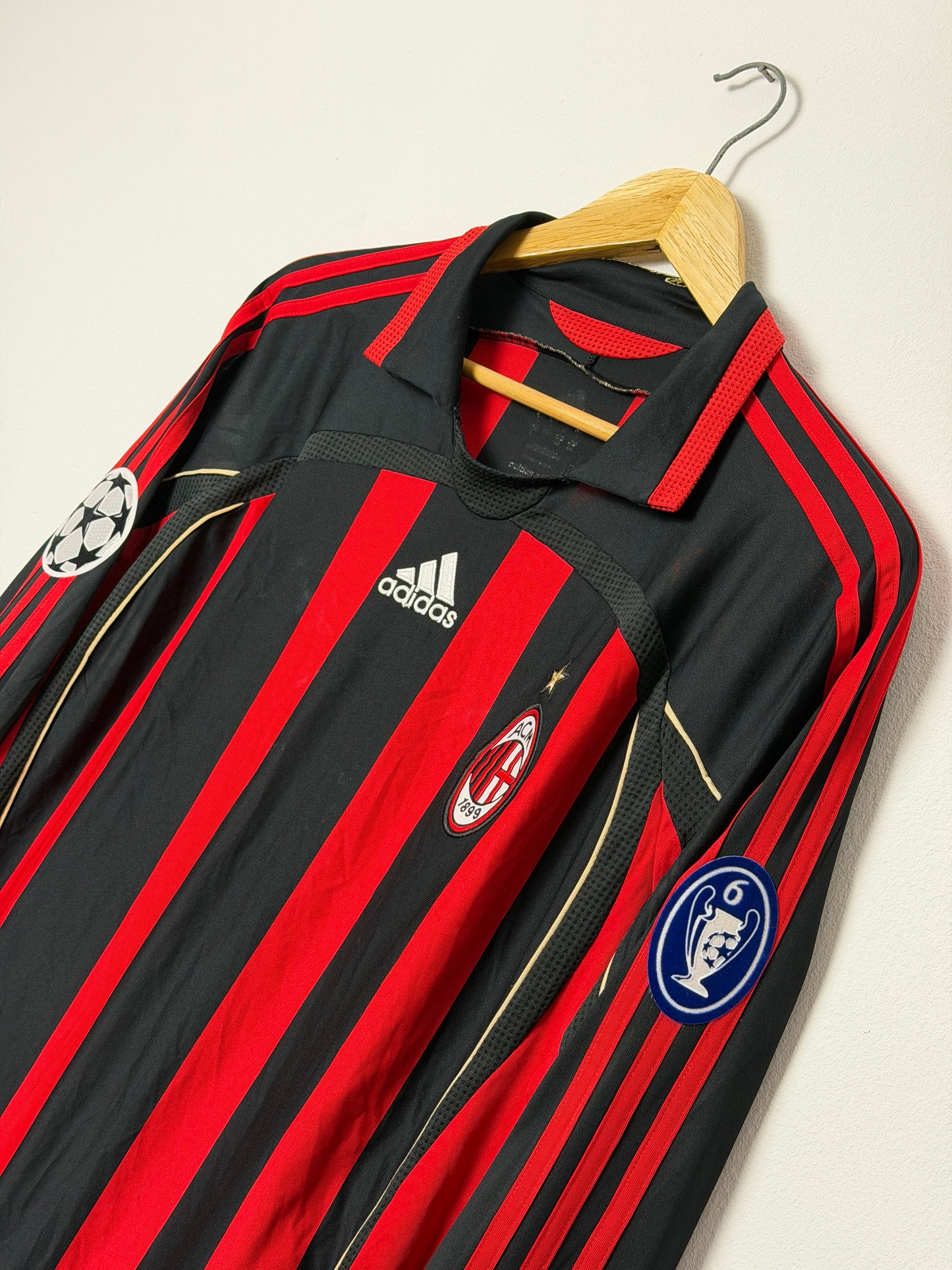 Kaka AC Milan 2006-07 long sleeve home football shirt (L)