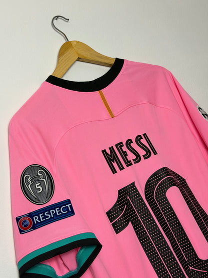 Lionel Messi FC Barcelona 2020-21 third football shirt (L)