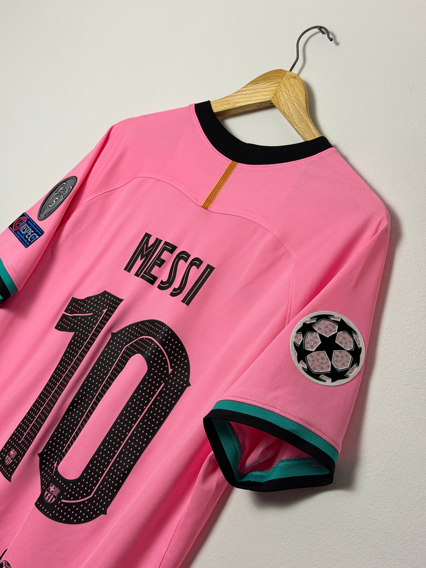 Lionel Messi FC Barcelona 2020-21 third football shirt (L)