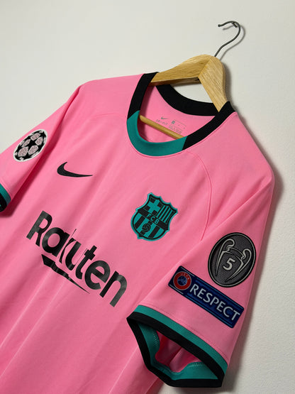 Lionel Messi FC Barcelona 2020-21 third football shirt (L)