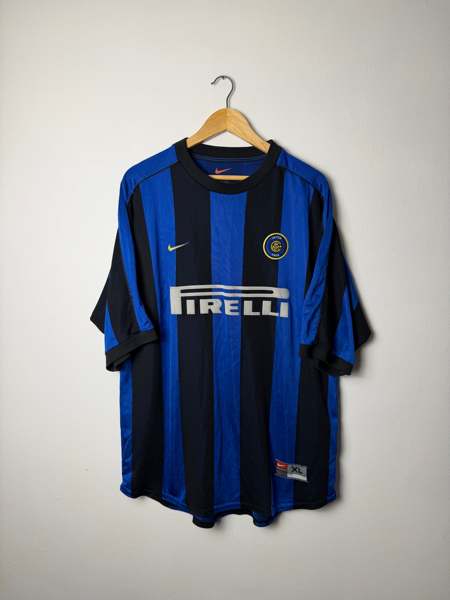 Ronaldo Nazario Inter Milan 1999-00 home football shirt (XL)