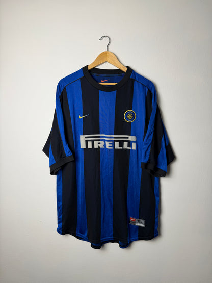 Ronaldo Nazario Inter Milan 1999-00 home football shirt (XL)