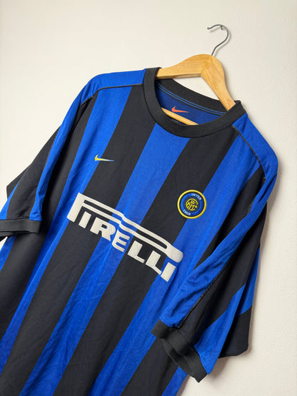 Ronaldo Nazario Inter Milan 1999-00 home football shirt (XL)