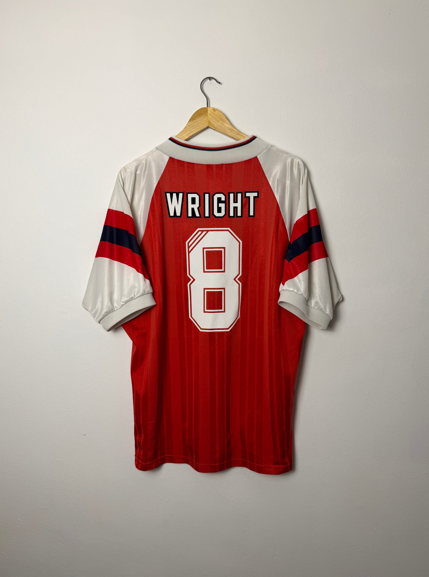 Ian Wright Arsenal FC 1992-94 home football shirt (XL)