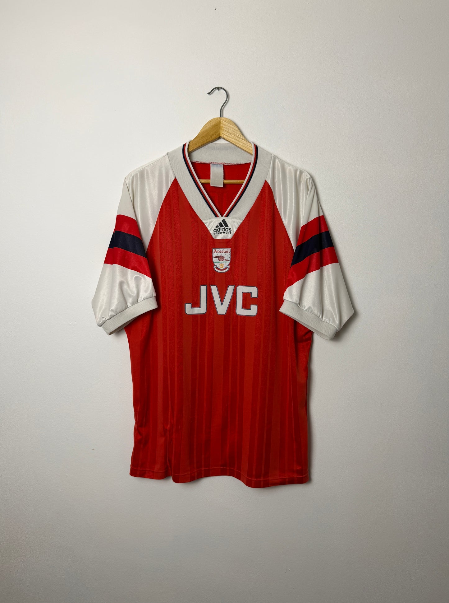 Ian Wright Arsenal FC 1992-94 home football shirt (XL)