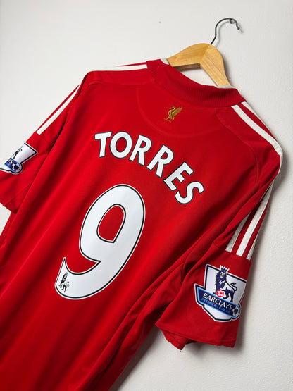 Fernando Torres Liverpool FC 2008-09 home football shirt (XL)