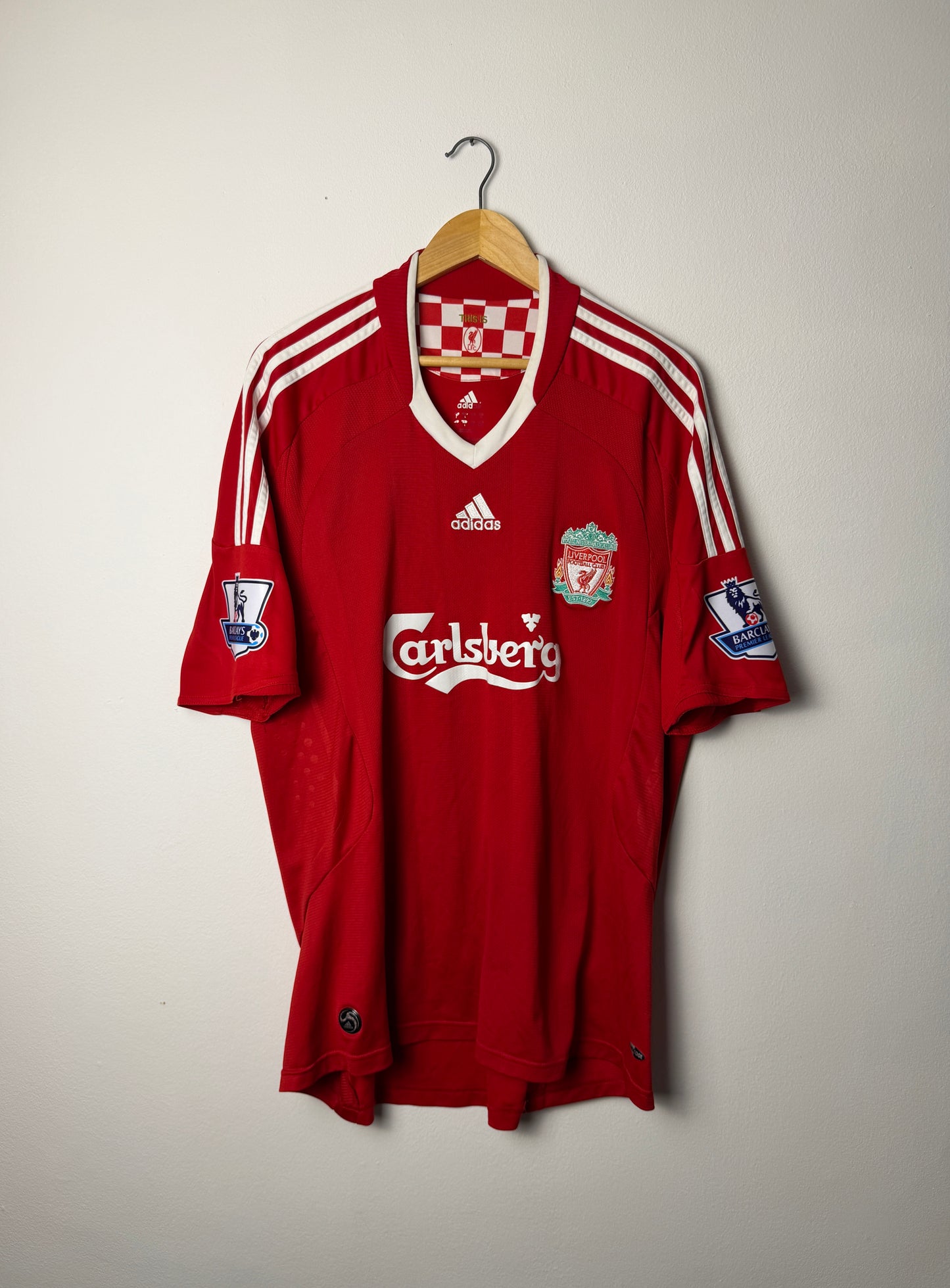 Fernando Torres Liverpool FC 2008-09 home football shirt (XL)
