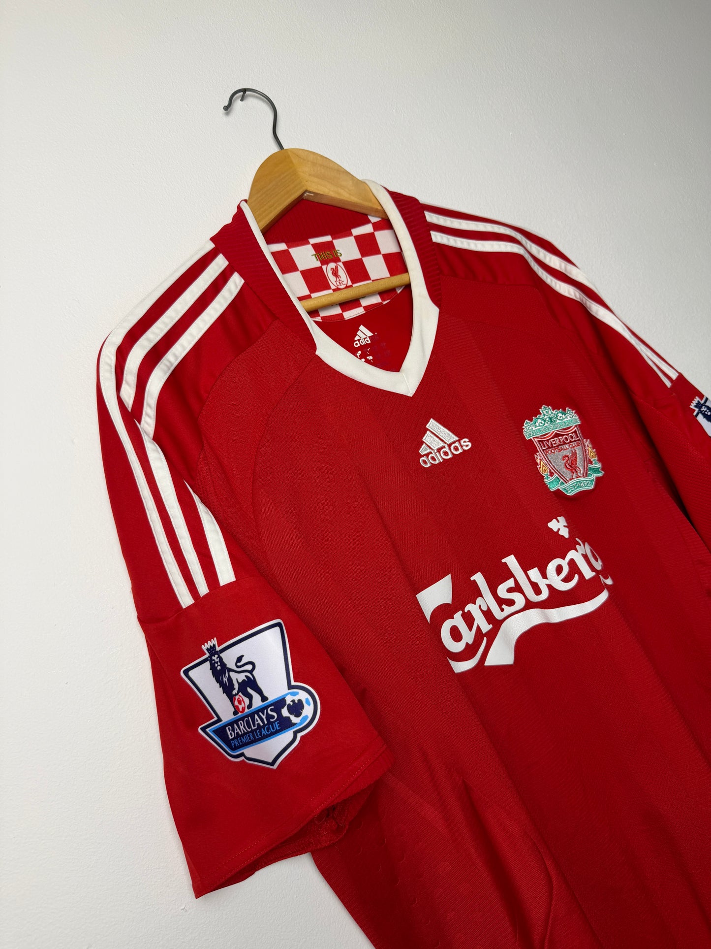 Fernando Torres Liverpool FC 2008-09 home football shirt (XL)