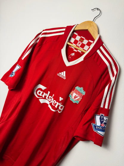 Fernando Torres Liverpool FC 2008-09 home football shirt (XL)