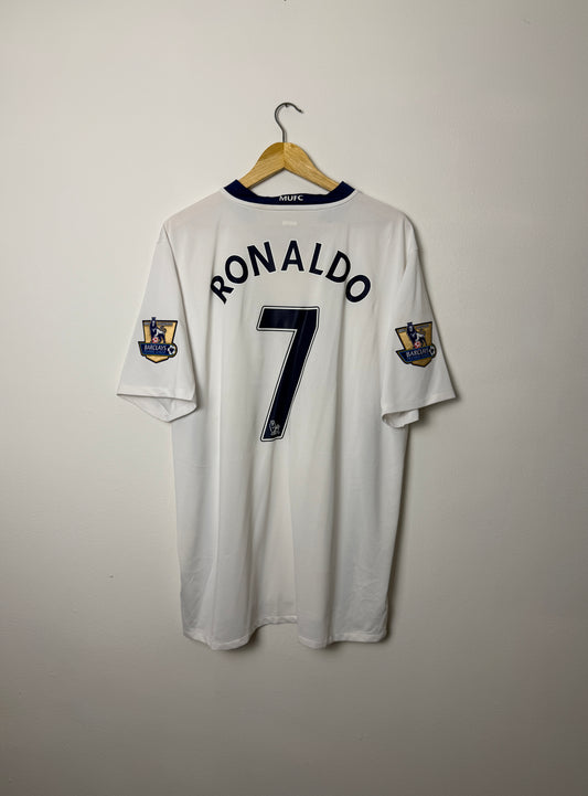 Cristiano Ronaldo Manchester United 2008-09 away football shirt (XXL)