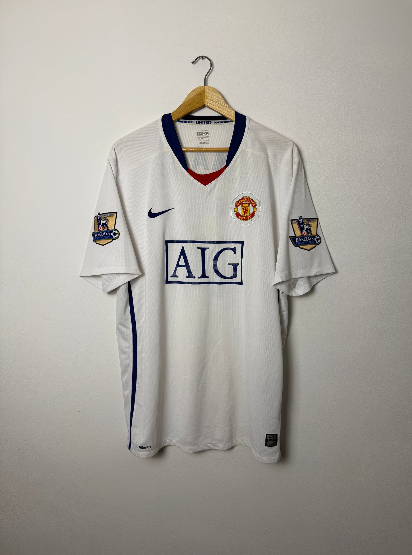 Cristiano Ronaldo Manchester United 2008-09 away football shirt (XXL)