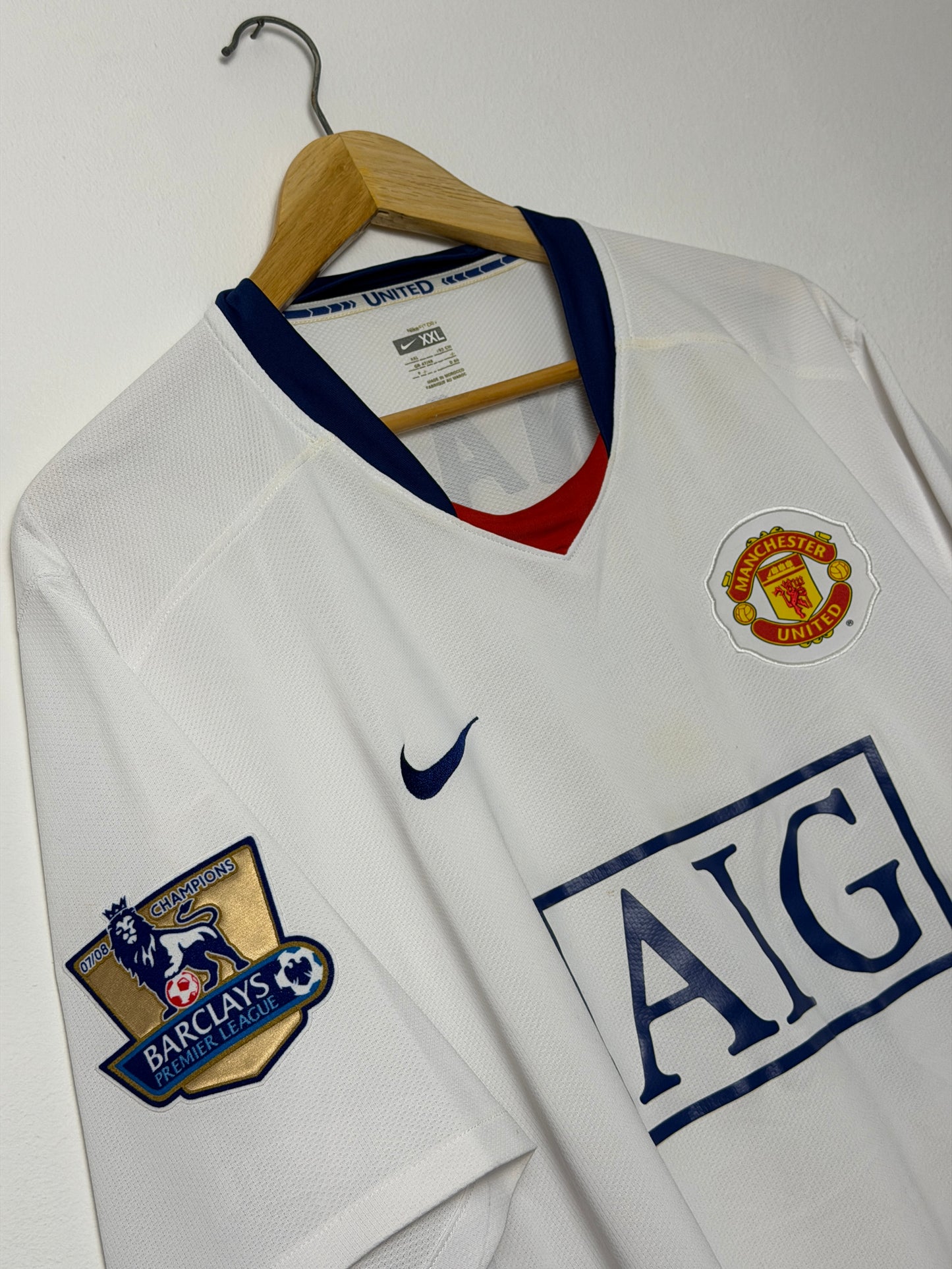 Cristiano Ronaldo Manchester United 2008-09 away football shirt (XXL)