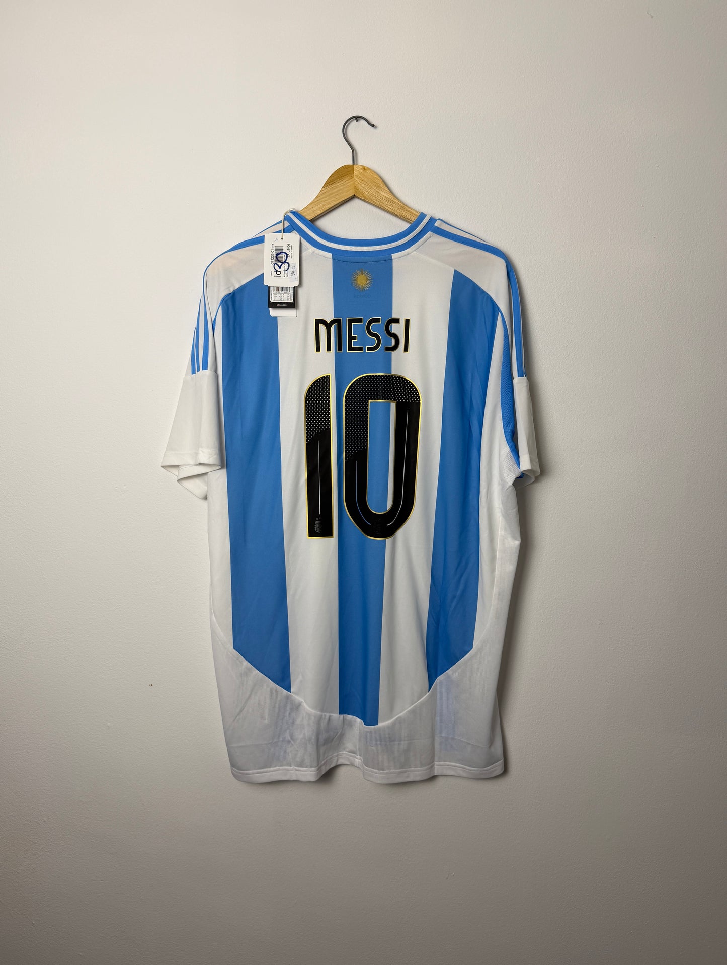 Lionel Messi Argentina 2024 home football shirt (XXL)