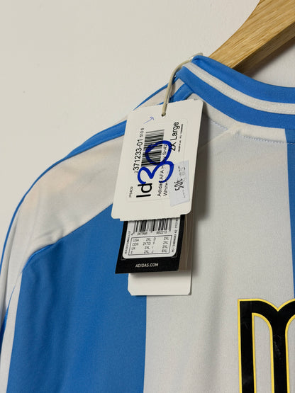 Lionel Messi Argentina 2024 home football shirt (XXL)