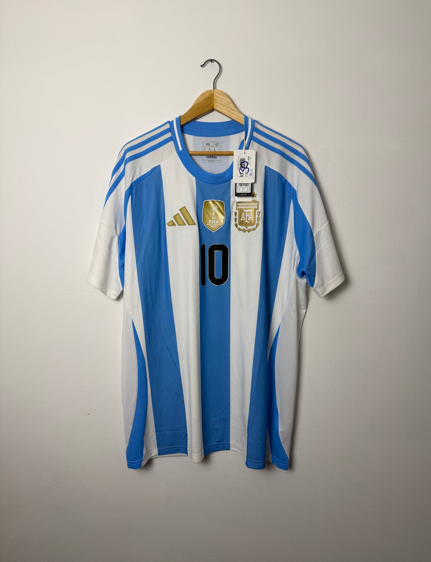 Lionel Messi Argentina 2024 home football shirt (XXL)