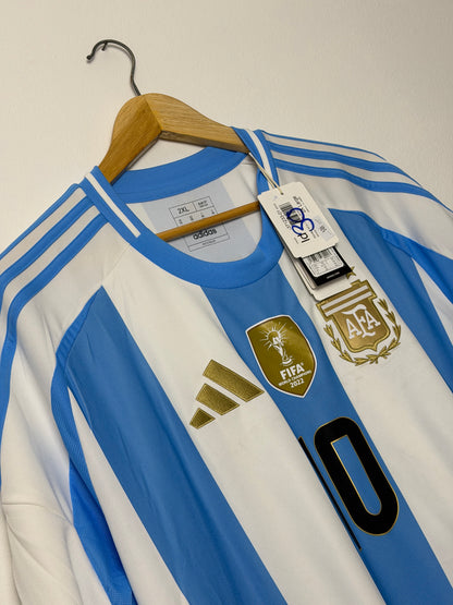 Lionel Messi Argentina 2024 home football shirt (XXL)