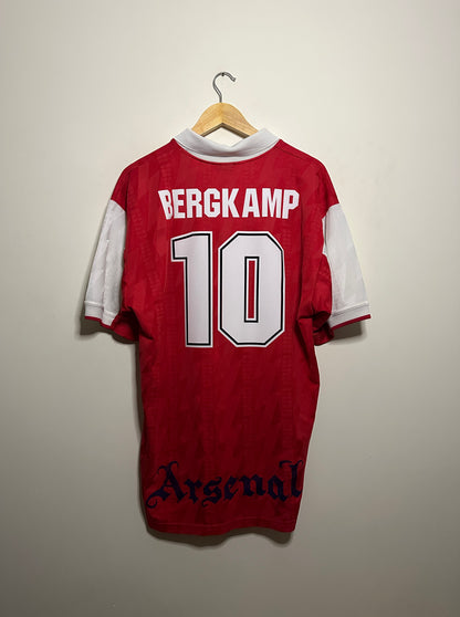Dennis Bergkamp Arsenal FC 1994-96 home football shirt (XL)