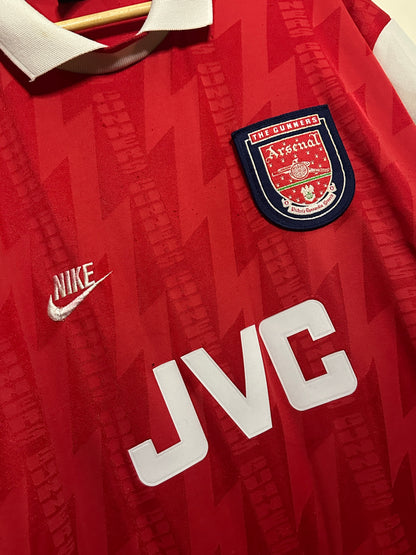 Dennis Bergkamp Arsenal FC 1994-96 home football shirt (XL)