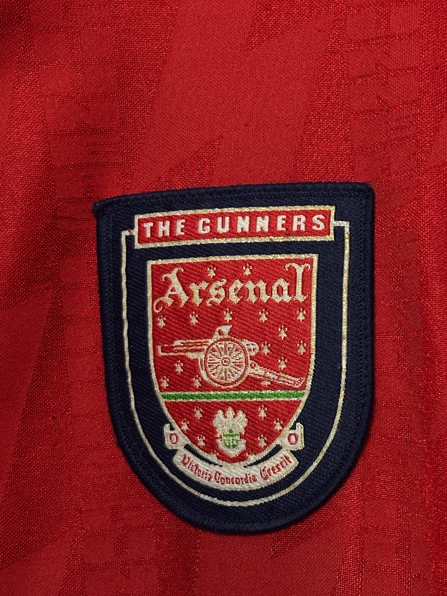 Dennis Bergkamp Arsenal FC 1994-96 home football shirt (XL)