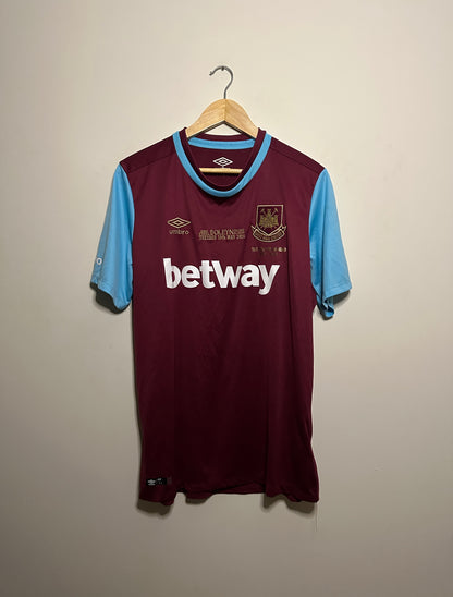 Dimitri Payet West Ham United 2015-16 limited edition home football shirt (L)