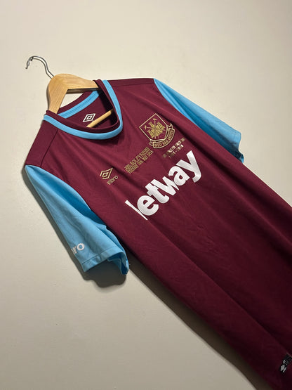Dimitri Payet West Ham United 2015-16 limited edition home football shirt (L)