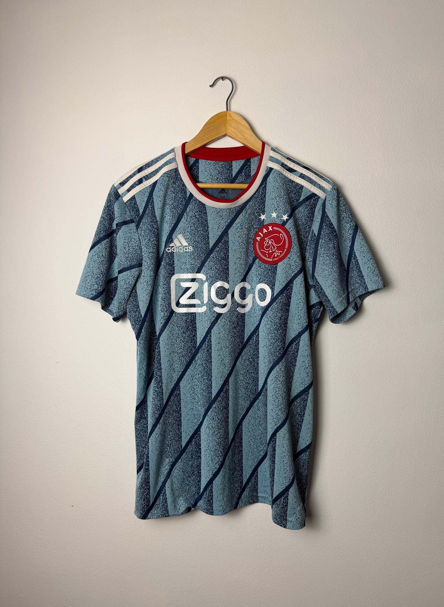 Ryan Gravenberch AFC Ajax 2020-21 away football shirt (M)