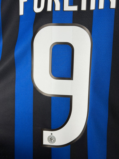 Diego Forlan Inter Milan 2011-12 home football shirt (M)