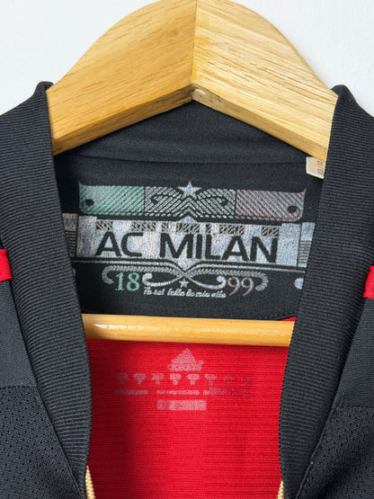 Zlatan Ibrahimovic AC Milan 2010-11 home football shirt (M)